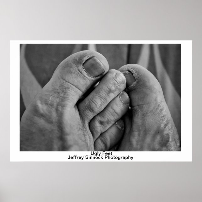 Póster Pés Feitos Feios (Frente)