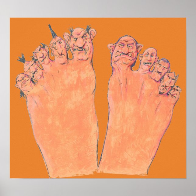 Póster Pés ruins (Frente)