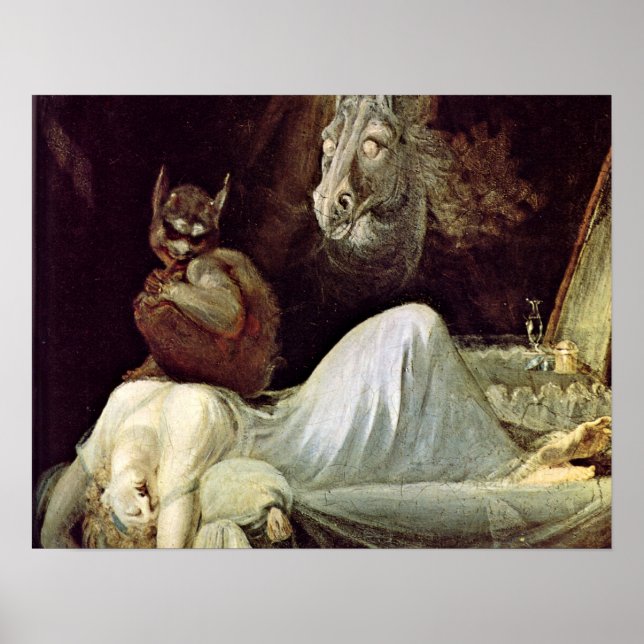 Poster Pesadelo de Henry Fuseli (Frente)