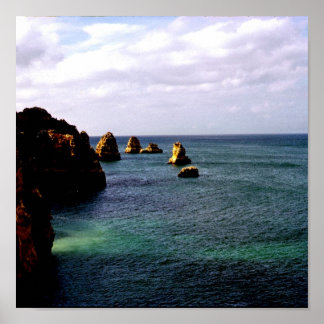 Poster Pesadelo de Portugal - Teal & Azure