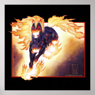 Póster Pesadelo de preto