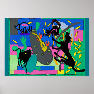 Póster Pesadelos de Gato Negro