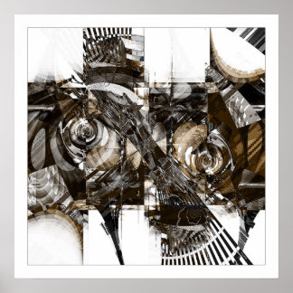 Póster Pesadelos Fractais