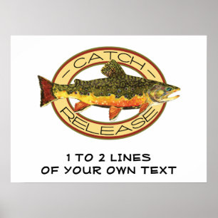 Poster Pesca com moscas