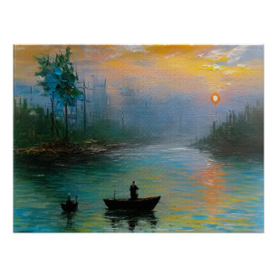 Póster Pesca Dawn