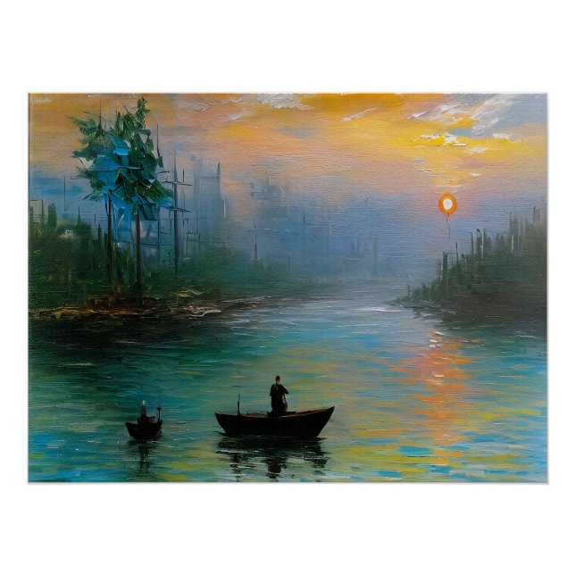 Póster Pesca Dawn (Frente)
