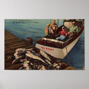 Poster Pesca de água salgada na Flórida