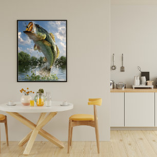 Poster Pesca de latão