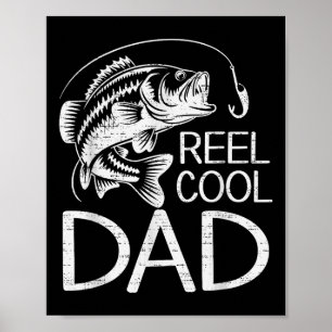 Poster Pesca de Pai Legal da enguia Pescador de peixes Pa