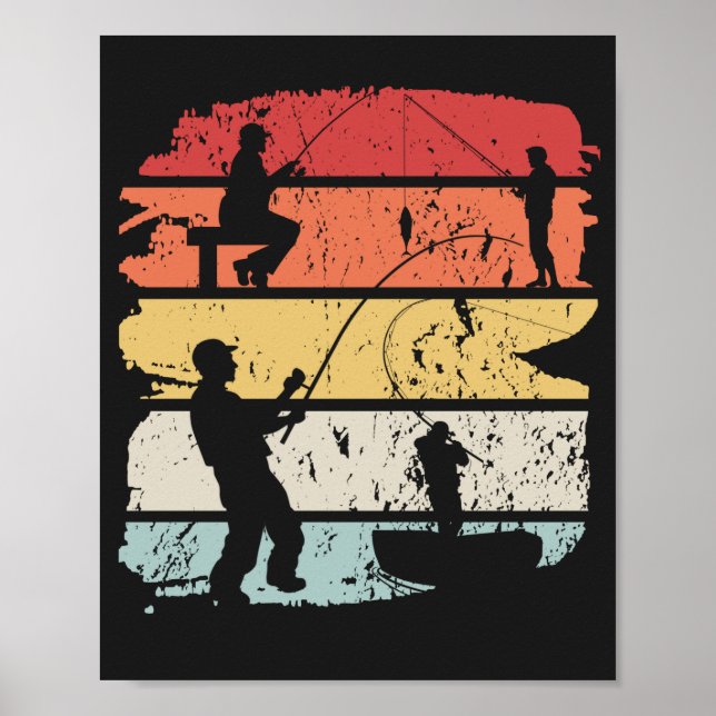 Poster Pesca de Vintage (Frente)