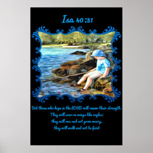 Póster Pesca do bebé do 40:31 do AIA no rio