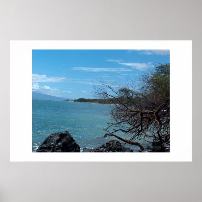 Póster Pesca do Havaí (Frente)