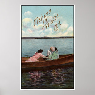 Poster Pesca em Truque 1910