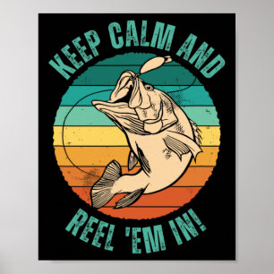 Poster Pesca Engraçada Mantém-Me Calmo E Envolve-Me! - Do