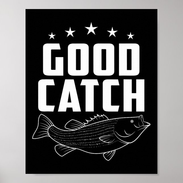 Poster Pesca Engraçada Oferece Boa Captura (Frente)