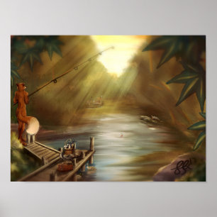 Póster Pesca ida