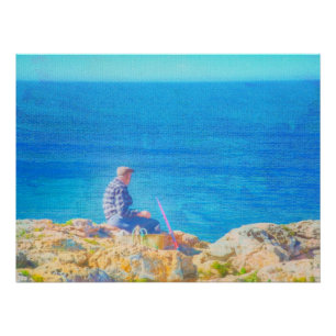 Póster Pesca marítima