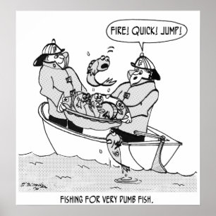 Poster Pesca para peixes mudos