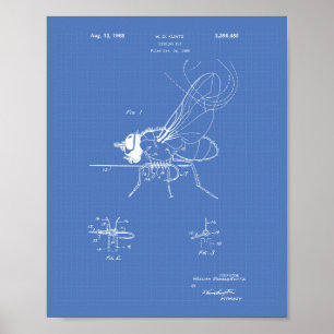 Poster Pesca: Voo 1968 — Projeto de arte patenteada