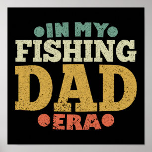 Poster Pescador Da Era Do Pai De Pesca