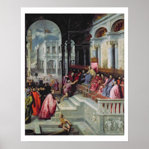 Póster Pescador que dá o anel ao Doge de Veneza