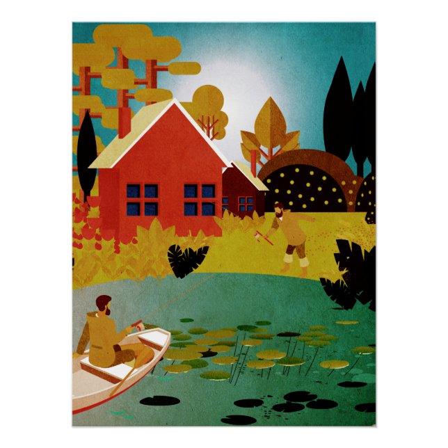 Póster pescadores (Frente)