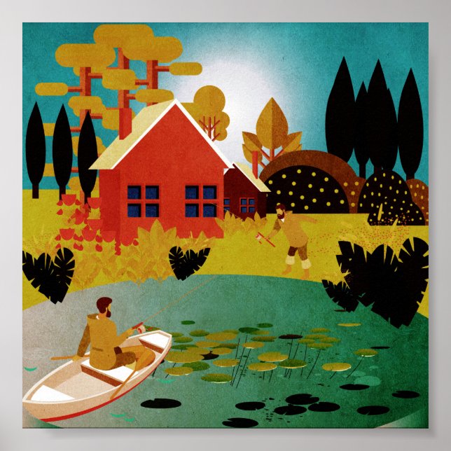 Poster pescadores (Frente)