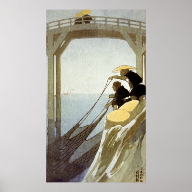 Poster Pescadores - Bertha Boynton Lum - 1913 (Frente)