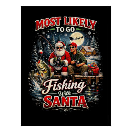 Póster Pescando com o Papai Noel