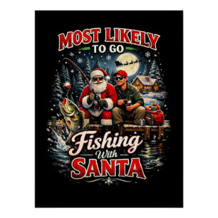 Póster Pescando com o Papai Noel