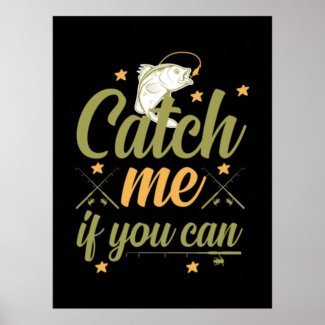 Poster Pescar Arte Me Pegue Se Puder (Frente)