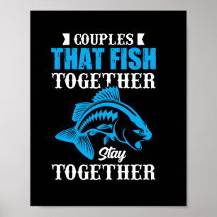 Poster Pescar Casais De Presente Que Pesquem Juntos