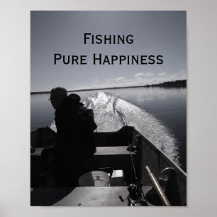 Poster - Pescar pura felicidade