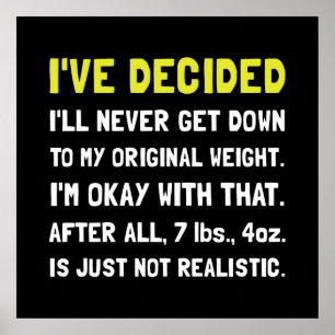 Póster Peso original