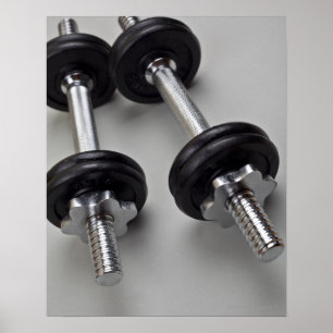 Póster Pesos do exercício