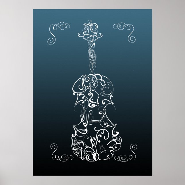 Póster Pesquisa de Violino (Frente)