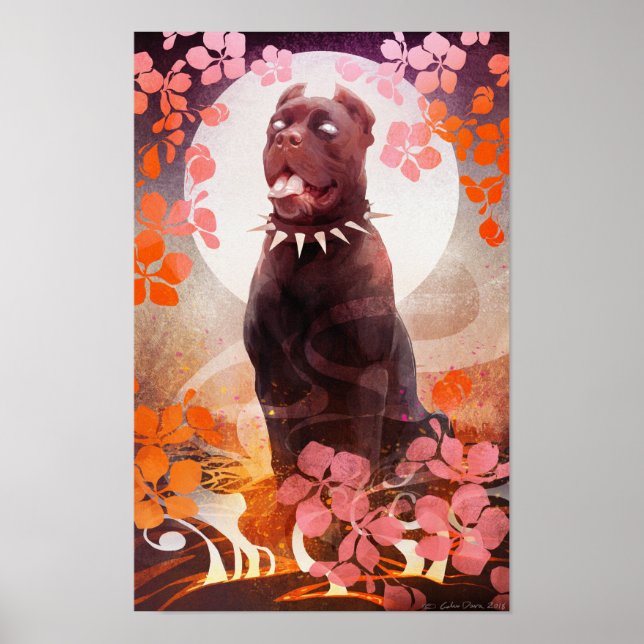 Poster Pêssegos - (Frente)