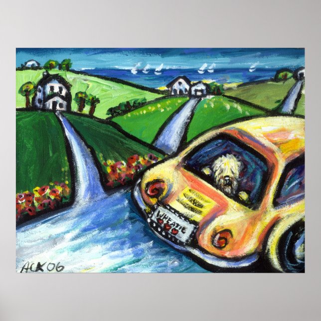 Poster péssimo carro de verão (Frente)