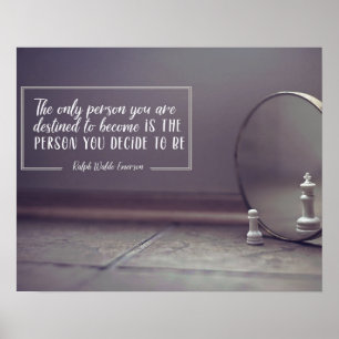 Poster Pessoa Que Você Está Destinada A Se Tornar