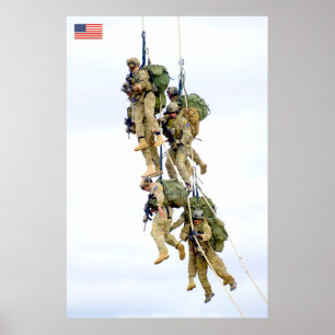 POSTER PESSOAL DE COMBATE DOS EUA