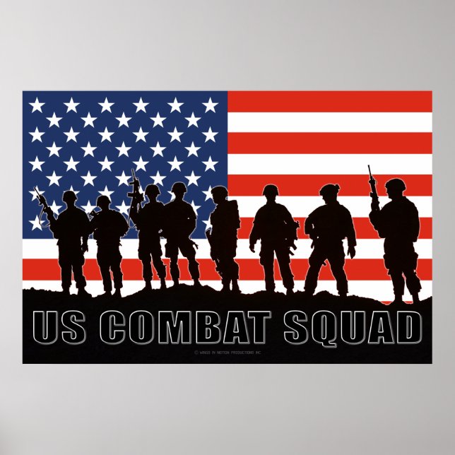 POSTER PESSOAL DE COMBATE DOS EUA (Frente)