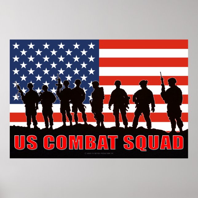 POSTER PESSOAL DE COMBATE DOS EUA (Frente)