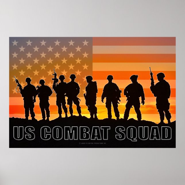 POSTER PESSOAL DE COMBATE DOS EUA (Frente)