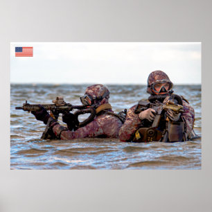POSTER PESSOAL DE COMBATE DOS EUA