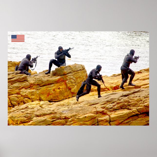 POSTER PESSOAL DE COMBATE DOS EUA (Frente)