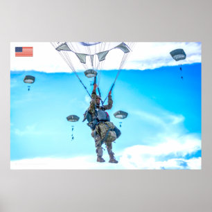POSTER PESSOAL DE COMBATE DOS EUA