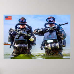 POSTER PESSOAL DE COMBATE DOS EUA