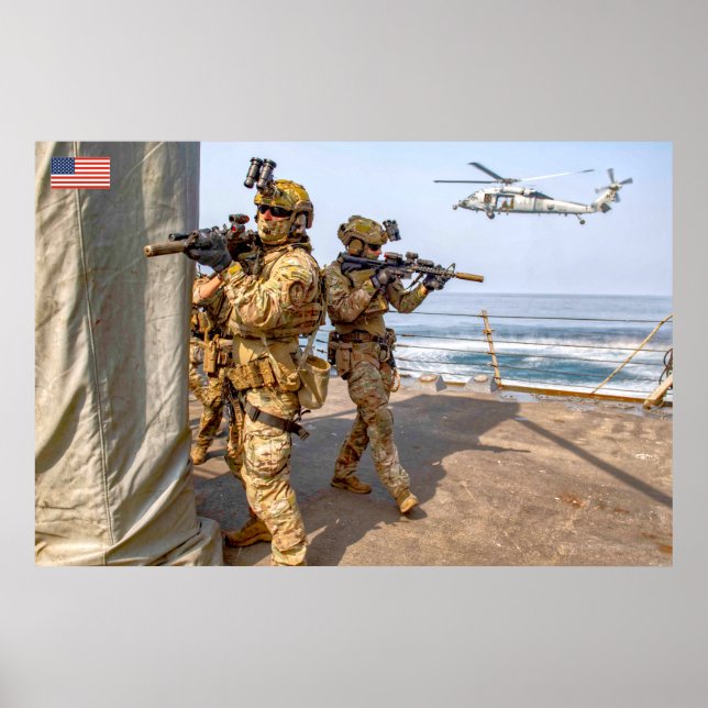 POSTER PESSOAL DE COMBATE DOS EUA (Frente)