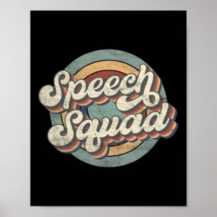 Poster Pessoal De Terapia De Fala De Esquadrão De Voz Olá