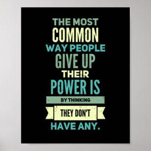 Poster Pessoas capacitando a motivação positiva